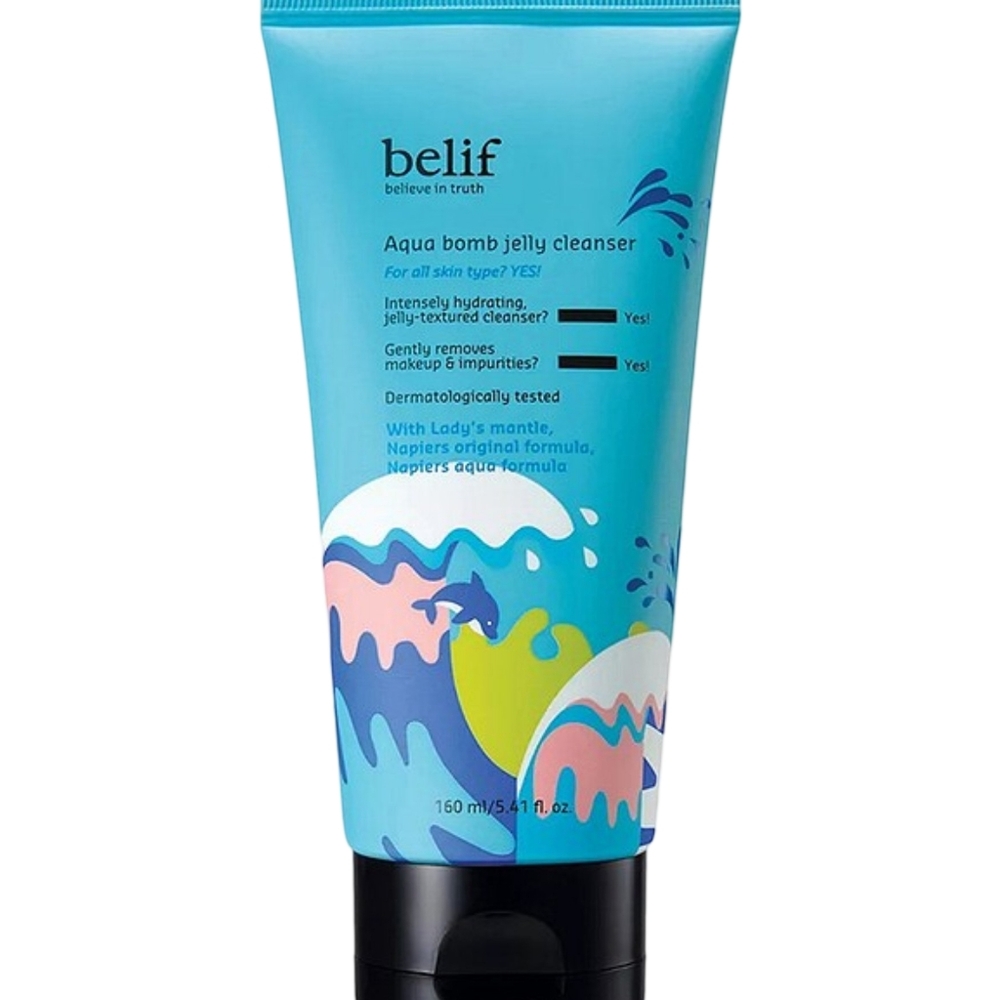 Belif hydrating Aqua Bomb Jelly Cleanser